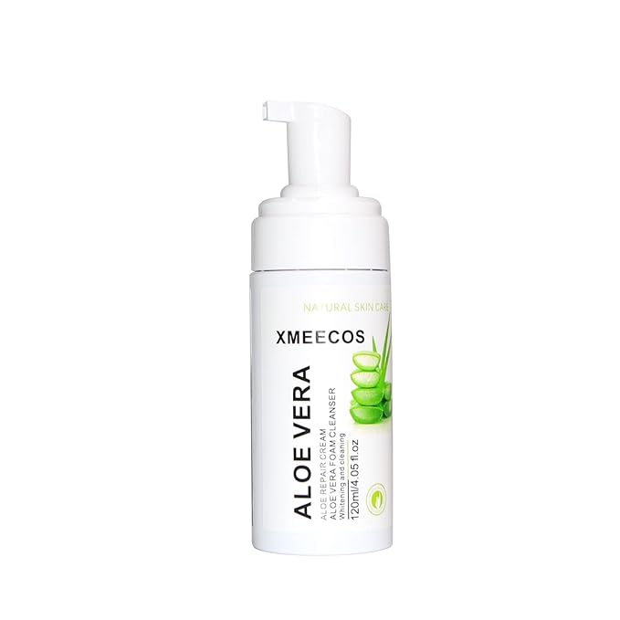 XMEECOS Rose Foam cleanser Rose Repair Cream Cleansing Mousse Make Up Remover Face Wash Cruelty Free (Aloe Vera)