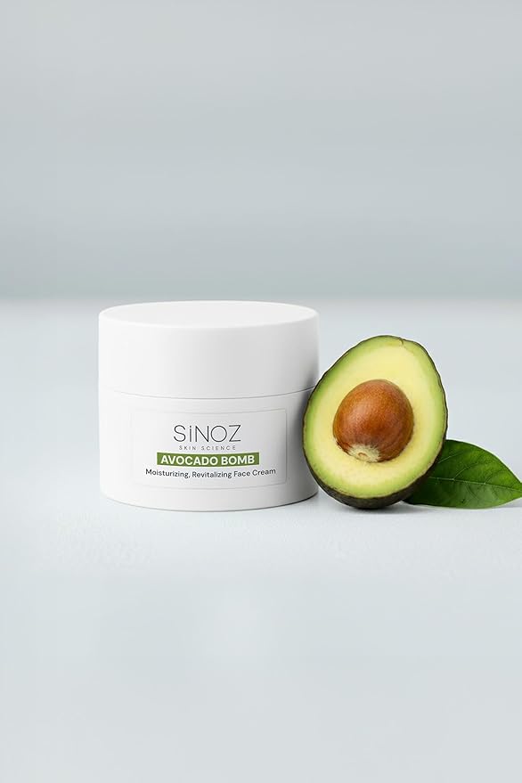 sinoz Avocado Bomb Revitalizing Moisturising Face Care Cream 50 Ml