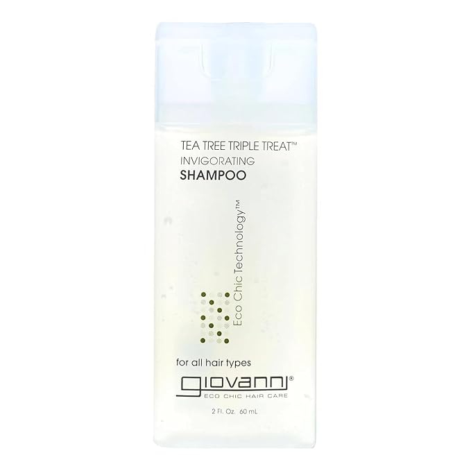 Giovanni Hair Care Products Shampoo Tea Tree Triple Treat, 2 Fluid Ounce