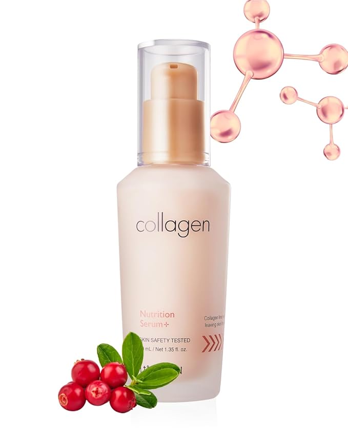 It'S SKIN Collagen Nutrition Serum + 1.35 fl.oz Nourishing Face Serum with Collagen, Smooths Fine Lines, Enhances Elasticity with Protein, Korean Skincare