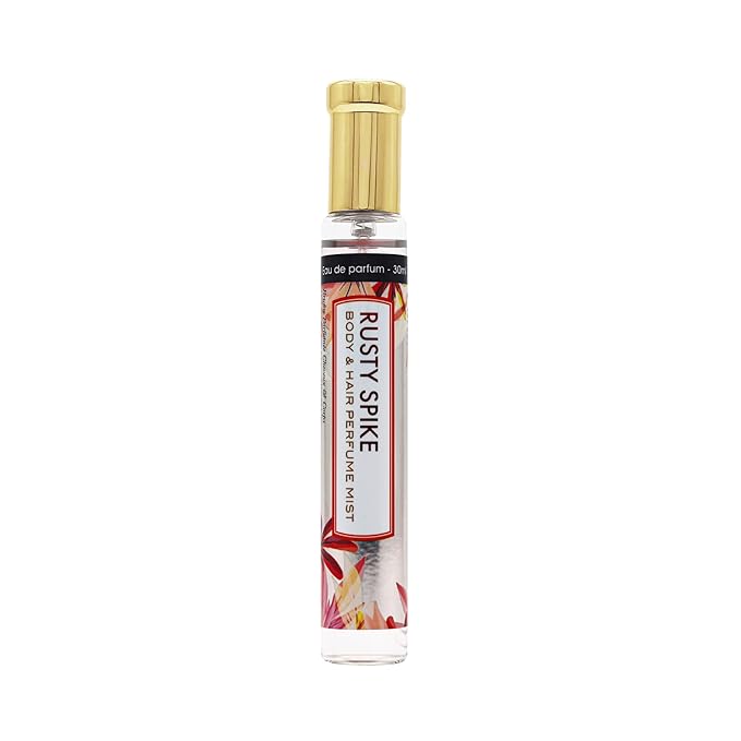 Esha Body & Hair Perfume Mist - Eau de Parfum for Women - Infused with Betaine - Berry with Bright Peony - Clean and Fresh - (RUSTY SPIKE)