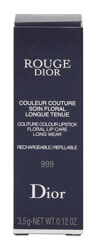 Christian Dior Rouge Dior Couture Lipstick - 999 Matte Lipstick (Refillable) Women 0.12 oz