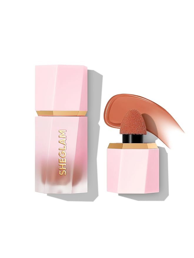 SHEGLAM Liquid Blush Makeup for Cheeks Matte Finish - Birthday Suit