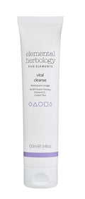 Elemental Herbology Vital Cleanse Brightening Jelly Cleanser – Daily Face Wash with Vitamin C, Green Tea & Wild Flower Honey – Refreshing Gel-to-Foam Cleanser for Radiant, Healthy-Looking Skin
