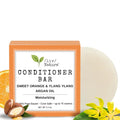 Conditioner Bars Detangle, Strengthen & Moisturize | Paraben Free & Sulfate Free | Travel Essentials | Vegan | Made In USA (Orange)