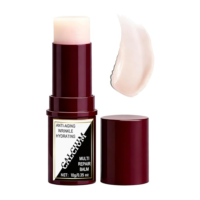 Calcium Multi Balm - Intensive Repair & Soothing Balm with Retinol & Caffeine- Reduces Wrinkles, Firms Skin, Diminishes Puffiness & Dark Circles - Anti-Aging Cream For Face, Eyes & Neck,0.35 oz