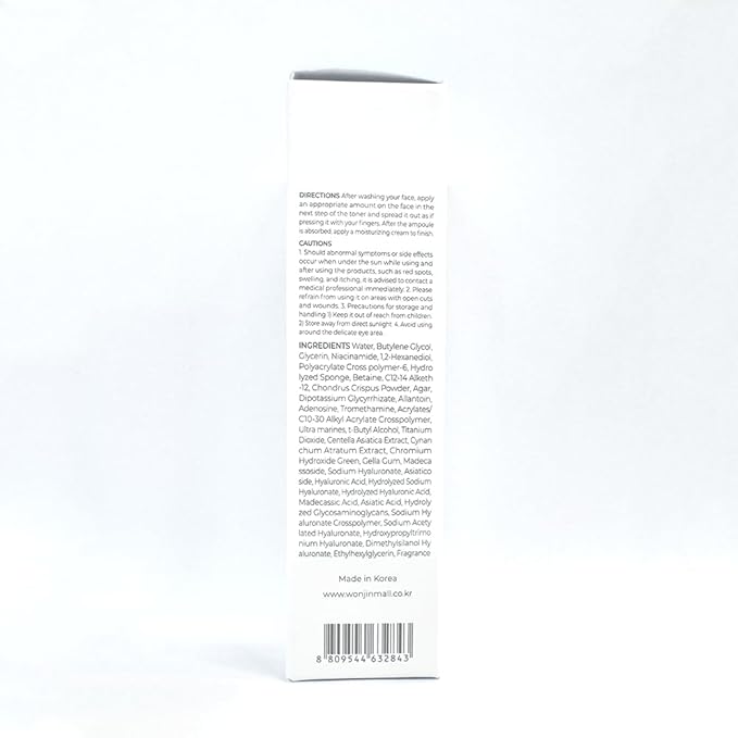 WONJIN EFFECT SPICULE CAPSULE TECA SERUM 1.01 fl Oz, Daily Face Essence for Soft Skin, Cica Complex for Skin Soothing, Allantoin, Early Aging Care for All Skin Types