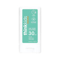 Thinkkids SPF 30 Mineral Sunscreen Stick, 0.64 Oz, Safe, Natural, Water Resistant Reef Safe Sunscreen for Children, Broad Spectrum UVA/UVB Sun Screen, Travel Stick for Sun Protection
