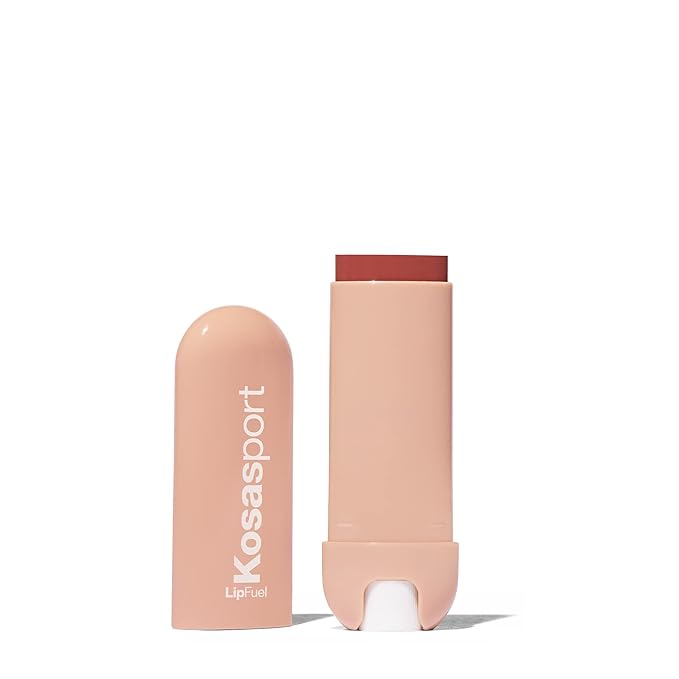 Kosas Lipfuel Hyaluronic Active Sport Lip Balm - Hydrates, Energizes and Protects - Natural Lip Treatment and Care (Flow)