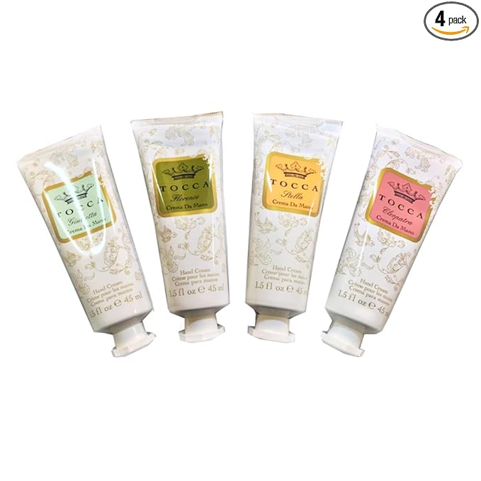Tocca Crema Quartetto Cleopatra Stella Florence Giulietta Set 4 x 1.5 Fl Oz Each