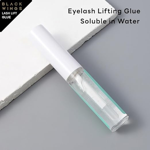 BLACKWINGS Lash Lift Glue, Eyelash Perm Adhesive, Strong Hold Lash Lifting Glue for Lash Lift & Brow Lamination, Water-Soluble, Gentle for Sensitive Skin