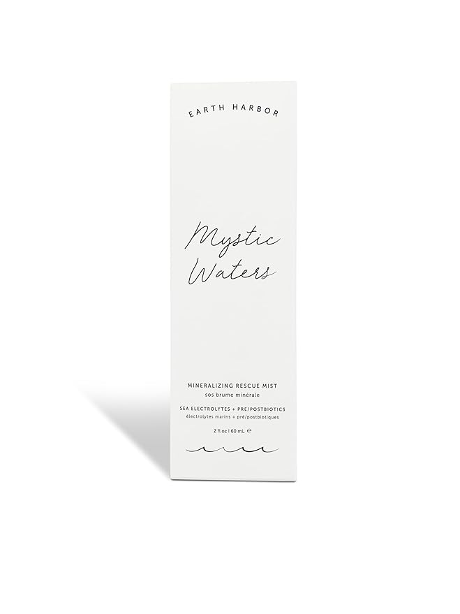Earth Harbor Mystic Waters Mineral Balancing Mist, Electrolyte Toner & Magnesium Boost, Soothes Redness, Calms Oily Combo & Sensitive Skin, Hydrates, Alcohol-Free, 19 Actives, pH Balanced, 2 oz