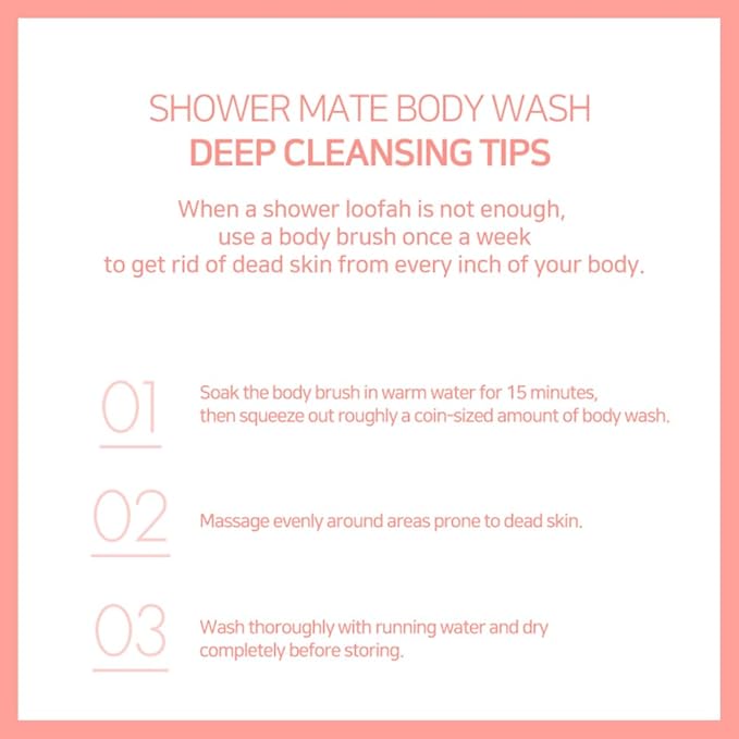SHOWERMATE Natural Body Wash 42.3 fl oz, 1.2 kg (Peach)