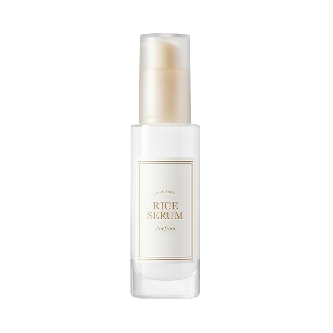 I'm from Rice Serum, Korean Fermented Rice Embryo Extract Boosts Collagen, Vitality, Radiant Glowing Skin, Niacinamide, Vitality to Dull Skin, Nourishing, Moisturizing