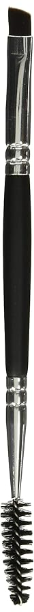 Ardell Duo Brow Brush Grooming Tool, 2-In-1 Angled Eyebrow Brush with Spoolie, for Natural Looking Brow