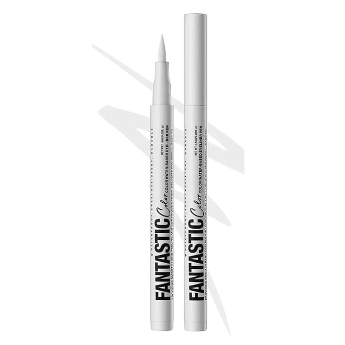 White Eyeliner for Waterline Waterproof Long Wear White Liquid Eyeliner Hypoallergenic Smudgeproof (01#)