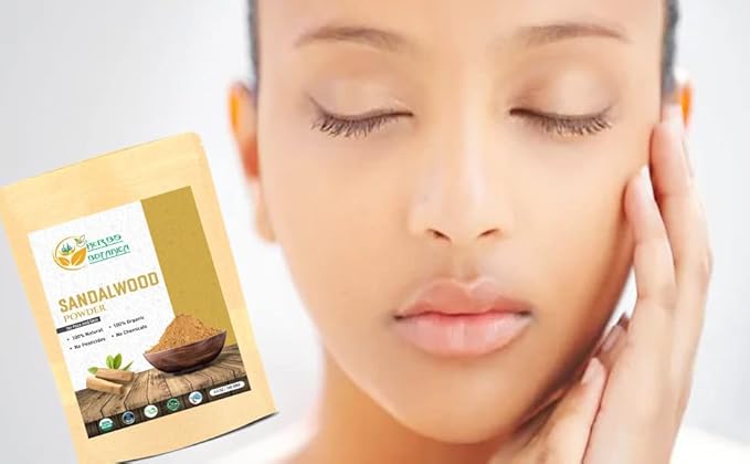 Herbs Botanica Chandan Sandalwood Powder, 100 gm / 3.52 oz, Face Pack & Mask, Tilak, Auspicious Occasions, Natural Cleansing & Soothing Powder.