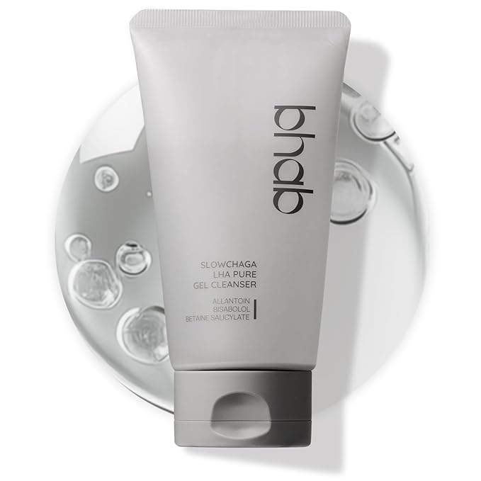 BHAB Slowchaga pH 5.5, Barrier safe Pure Gel Cleanser – Gentle Acid Cleanser with Hyaluronic Acid, Panthenol & Allantoin for Pore Care, Mild Exfoliation & Hydration, Korean Skincare 5.07 fl oz (150ml)