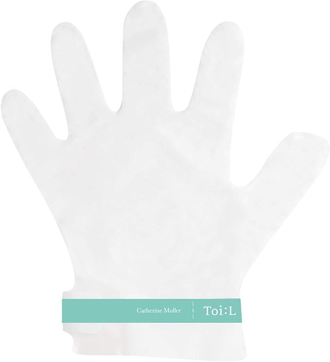 Catherine Muller Floral Hand Mask 8 Pairs, Moisturizing Gloves for Dry Hands withElder Flower & CICA, Repairing and Nourishing Hand Care Treatment for Cracked, Rough, and Dry Skin