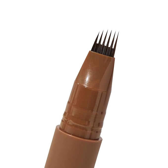 Revolution Beauty London Instant Brow Hair Pen, Precision Applicator for Hair-Like Strokes, Long-Lasting Eyebrow Pen, Warm Brown, Vegan & Cruelty-Free, 0.06 fl oz