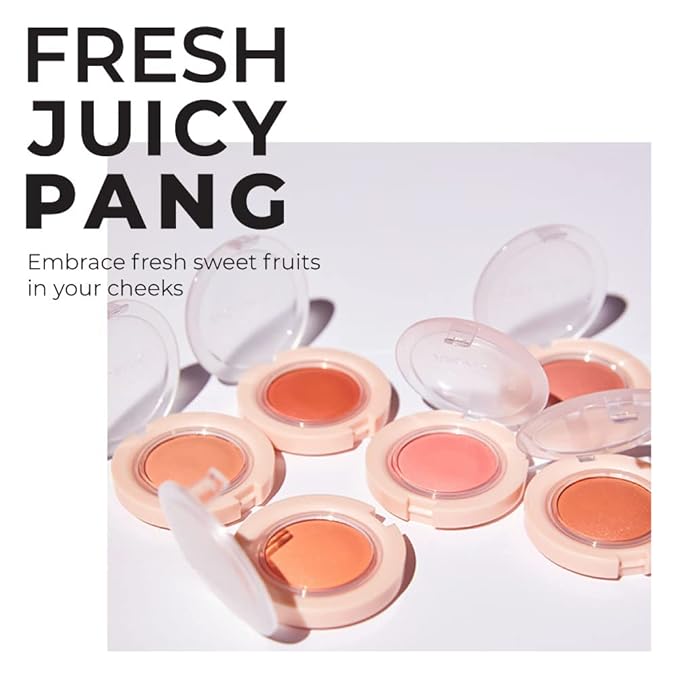 A'PIEU Juicy-Pang Jelly Blusher [VL01] – Soft Touch Blush for Cheek with Combined Cream & Powder Texture for Natural Dewy-Finish, No Fall-Out. 0.16 oz