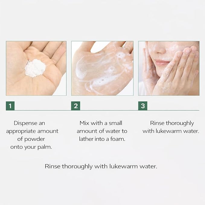 Deep Clear Enzyme Powder – Korean Skincare Enzyme Facial Cleanser Powder for Gentle Exfoliation & Pore Cleansing | Corn Starch & Papain Formula (120 g / 4.23 oz)