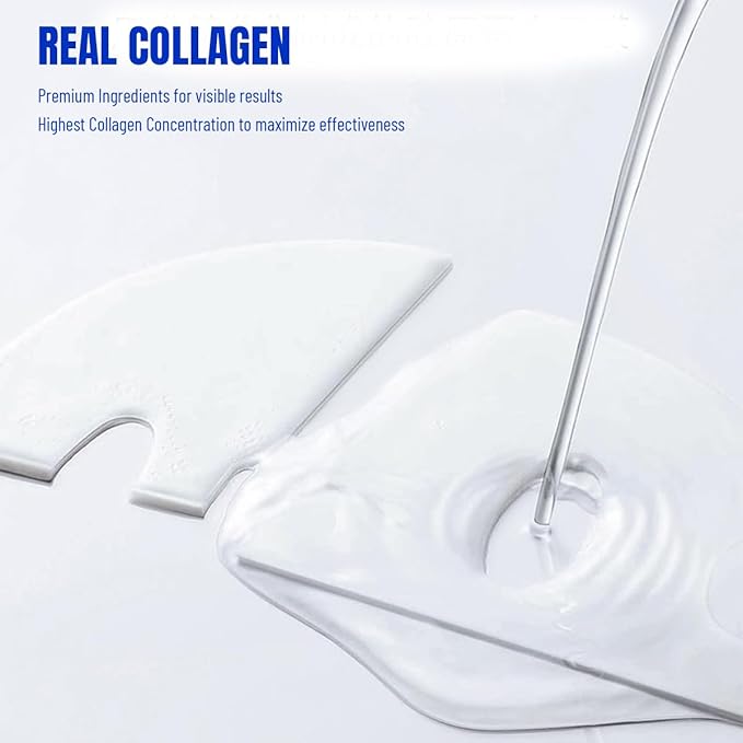 MMV Collagen Face Mask 4-Pack Bio-Collagen Real Deep Overnight Mask for Women’s Skincare Deep Hydration & Pore Tightening Facial Mask