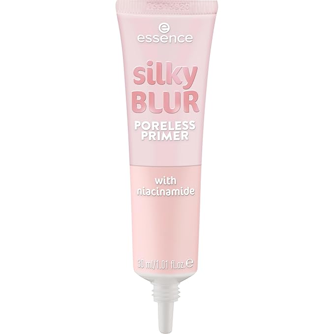 essence | Silky Blur Poreless Primer | Skin-Smoothing & Pore-Blurring| Infused with Niacinamide | Vegan & Cruelty Free