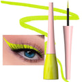 evpct 1Pcs Light Green Liquid Eyeliner Waterproof Light Green Eye Liners for Women, Eyes Wing Stamps Shapes Colored Eyeliner delineador de ojos a prueba de agua contra el agua blanco para ojos