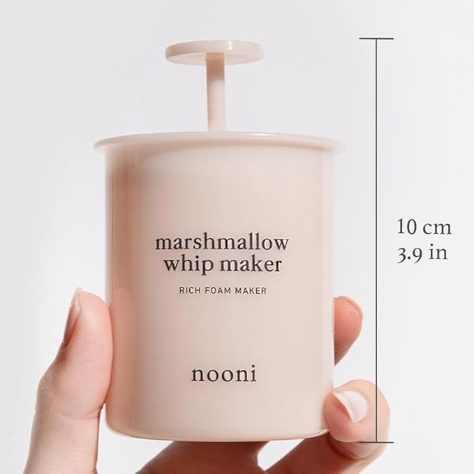 NOONI Cleansing Bubble Foam Maker - Marshmallow Whip Maker | Gentle Deep Cleanser For Skincare, Rich Foam Maker For Face Wash, Gift, Remove Impurities, for All Skin Types