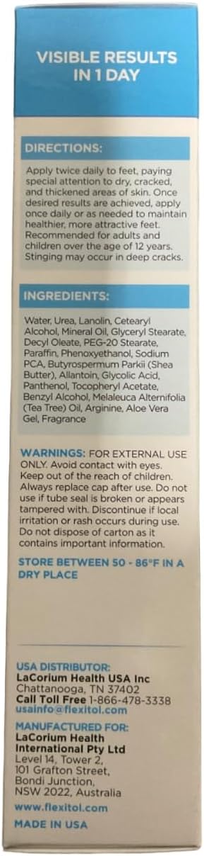 Flexitol Heel Balm 4 Oz Tube