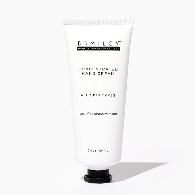 DRMTLGY Hand Cream for Dry Cracked Hands - Fragrance Free Hand Lotion For Dry Hands - Moisturizing Hand Repair Cream for Women and Men