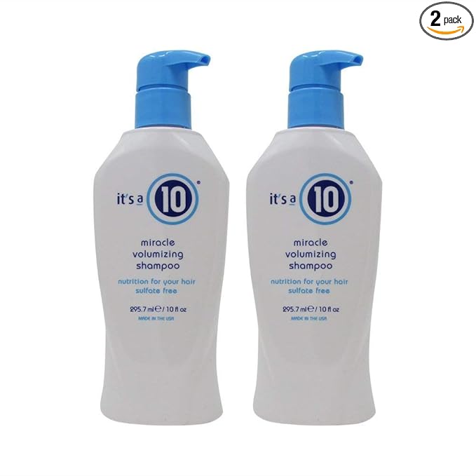 it's a 10 Miracle Volumizing Shampoo 10 oz (Pack of 2)