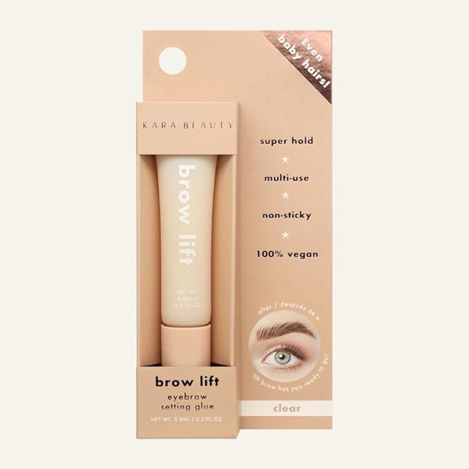 Kara Beauty Brow Lift - Clear Eyebrow Gel for Laminated Look, Extreme Hold Brow Kit, Fluffy Eyebrow Styling Clear Gel for Eyebrows, Makeup Essential