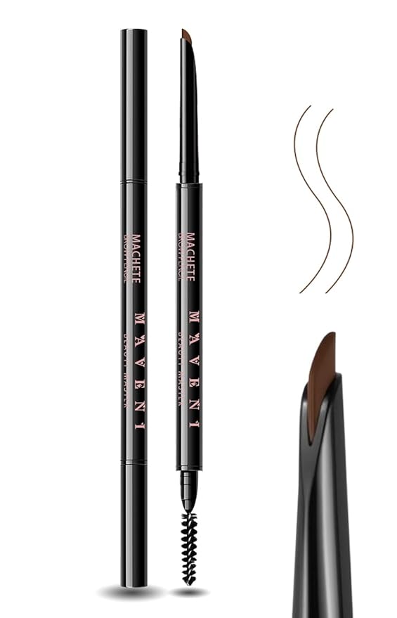 Eyebrow pencils for women,0.1mm Ultra-Fine brow pencils,Waterproof,with 2-in-1 Double-Ended Automatic Angled Precision Tip,Built In Spoolie Brush,Longwearing Eye Brow Makeup Pencils,04 Auburn