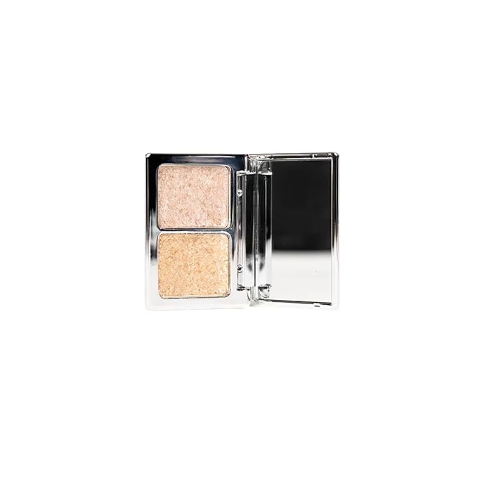 SARELLY Mini 2-Tone Eyeshadow Palette | Glitter Eyeshadow | Highly Pigmented | Easy Finger Blend | Travel Size