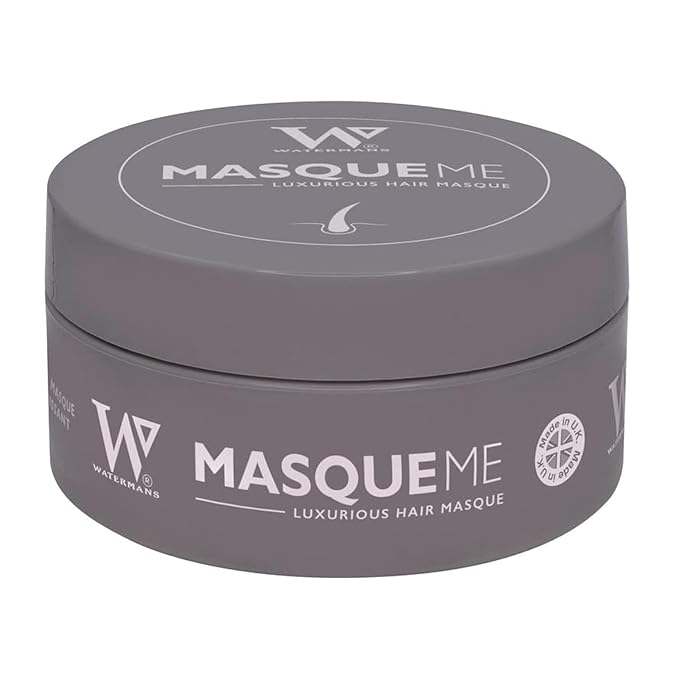 Watermans Hydrating Rosemary & Argan Oil Hair Mask and Deep Conditioner for Dry or Damaged Hair with Niacinamide, Provitamin B5, Caffeine, B3, B6, B7, C, E (6.76 fl oz)