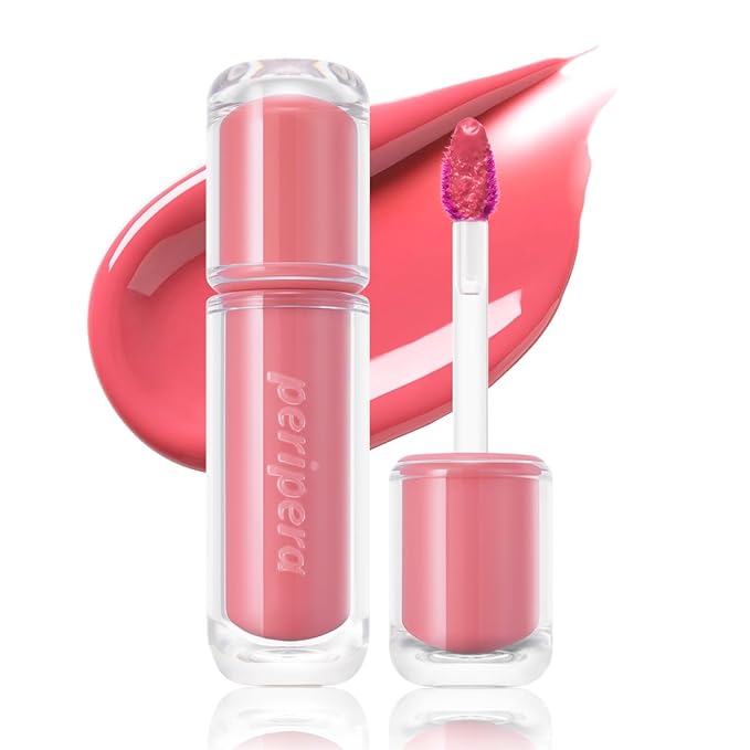 Peripera Mood Glowy Tint, Watery Glow Finish, Buildable Fresh Color, Lightweight, Long-Lasting, Non-Sticky, Korean Lip Tint (07 PLUM FIZZ)