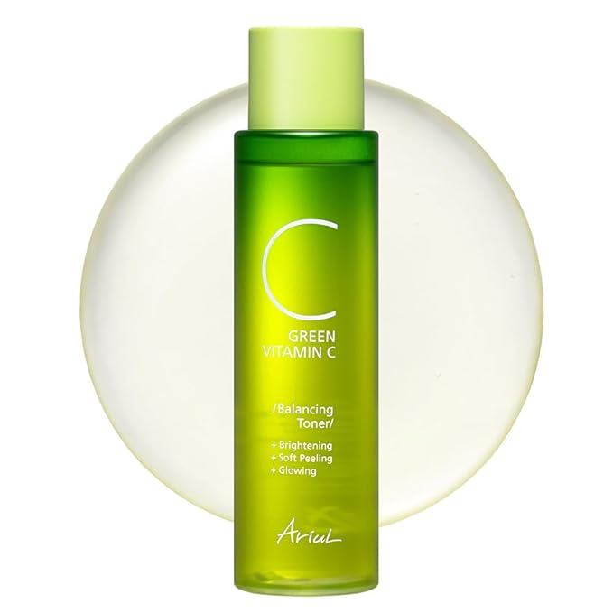 Ariul Green Vitamin C Balancing Toner – Gentle Exfoliation & Skin Balancing with 15% Kakadu-C Complex, PHA 1%, CICA, Vegan Formula, Korean Skin Care, 150ml / 5.07 fl. oz