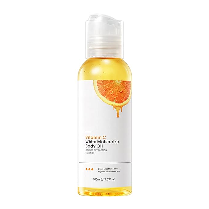 Vitamin C Body Oil – Citrus Junos Fruit Extract– Evens Skin Tone, Replenish Moisture Boosts Radiance 100ml