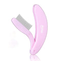 Eyelash Comb MSQ Eyelash Separator Tool Eyelash Comb Separator Folding Eyelash Brush Separator Lash Comb for Eyelash Makeup Brush (Pink)