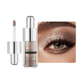 Champagne Gold Shimmer Liquid Eyeshadow, High Pigment Blendable Eye Makeup for Older Women, Long Lasting Lightweight Travel Friendly, Suitable for All Eye Shapes, Glitter Finish 06#