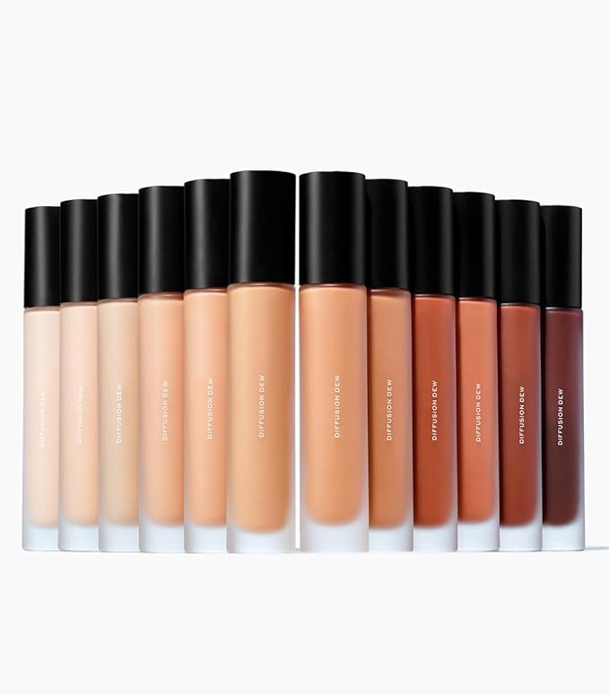 MAKE Beauty Skin Tint – Sheer to Medium Coverage with a Natural Radiant Finish. Lightweight, Smoothing Formula with Niacinamide and Adenosine. Diffusion Dew – 04 Ginger