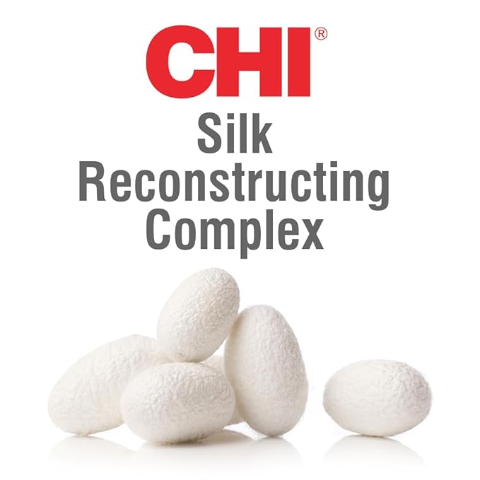 CHI Infra Silk Infusion, Silk Reconstructing Leave-In Hair Treatment for Creating Smooth, Shiny, Strong Hair, 12 Oz (Pack of 2)