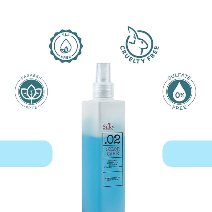 Trilogy Hydrating Conditioner - Vegan Leave-In Moisturizing Conditioner for All Hair Types - Dry Hair Conditioner Infused with Hydrolyzed Silk Proteins - 8.8 Oz/250 ML