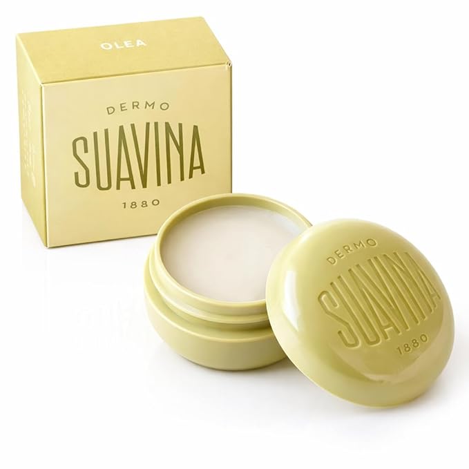 Suavina Lip Balm for Extreme Dry Cracked Lips, Intensive Lip Repair Treatment with Natural Olive Oil, Moisturizing & Protective Winter Lip Balm for Cold Weather, Dry Lip Therapy for Men & Women
