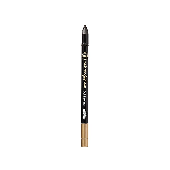 JOAH Smooth Gel Eyeliner Pencil 0.02 oz – Waterproof, Smudge-Proof Long-Lasting Eye Liner with Built-in Sharpener, Silky Glide Gel Formula for Precise Lines & Bold Definition. Enriched with Biotin
