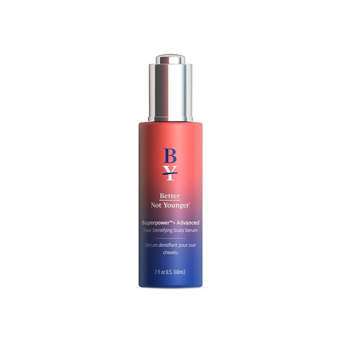 Better Not Younger Superpower+ Advanced Densifying Serum - Hair Fortifier with Biotin, Niacinamide, Rosemary & Apple Cider Vinegar for Stronger, Fuller Hair