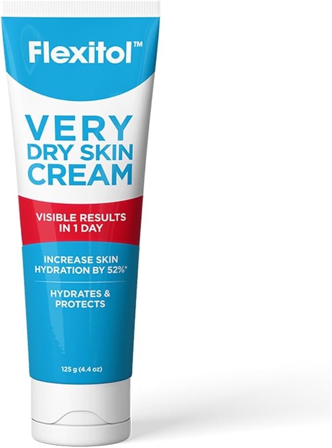 Flexitol Very Dry Skin Cream, Intensive Moisturizer for Severely Dry Skin, Urea-Based Hydration, 4 oz Tube