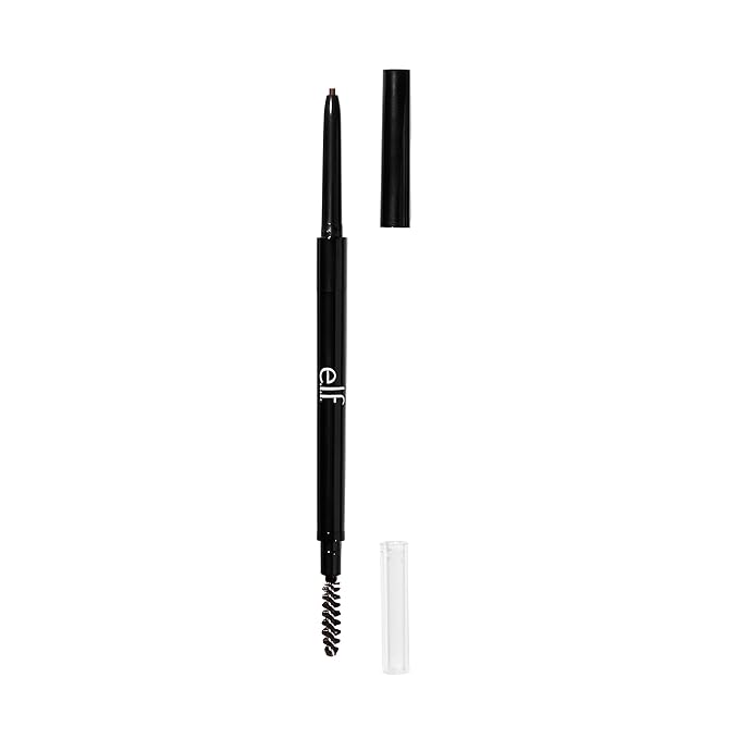 e.l.f. Ultra Precise Brow Pencil, Dual-Ended, Ultra Fine Tip Defines & Fills Eyebrows, Creamy Formula, Vegan & Cruelty-Free, Brunette
